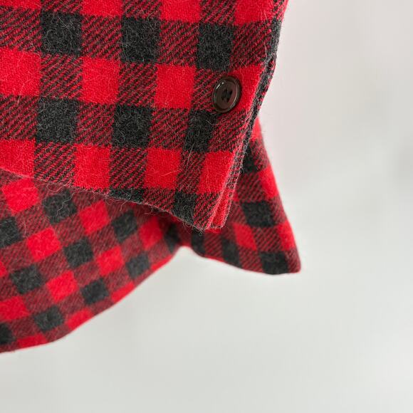 Freedberg of Boston Plaid Double Breasted Blazer 6 Red Gray Wool Jacket Academia - Picture 5 of 10